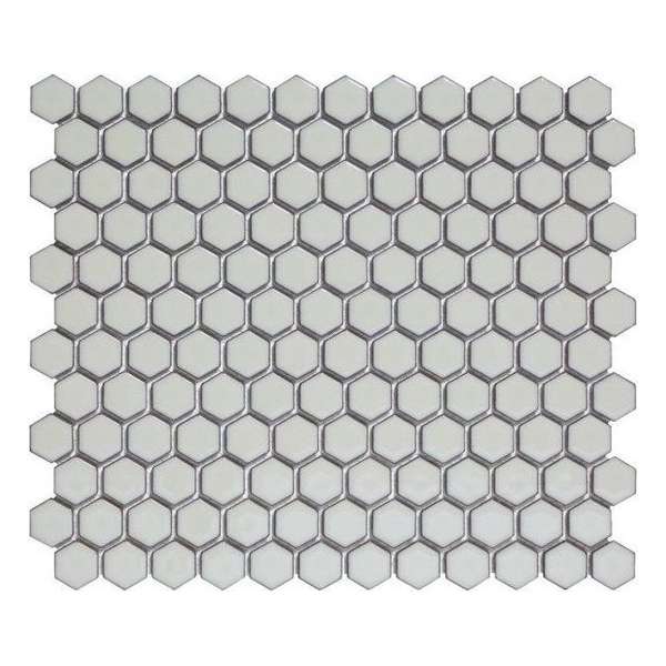 0,78m² - Mozaiek Tegels - Barcelona Hexagon Licht Grijs 2,3x2,6 0,78m² - Mozaiek Tegels - Barcelona Hexagon Licht Grijs 2,3x2,6
