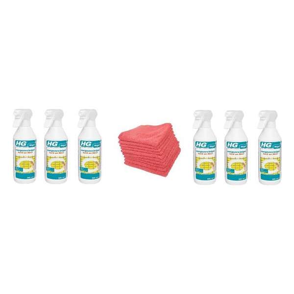 HG voegenreiniger kant en klaar Doos 6 Stuks + 10 Microvezeldoeken HG voegenreiniger kant en klaar Doos 6 Stuks + 10 Microvezeldoeken