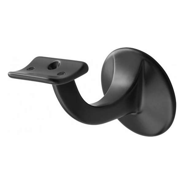 Leuninghouder zwart - Keilboutbevestiging- Hol zadel Hermeta - 3501-70 - 1 stuks Leuninghouder zwart - Keilboutbevestiging- Hol zadel Hermeta - 3501-70 - 1 stuks
