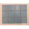 10 pakken (12 m2) zwembadtegel Pool Ocean 300x400mm Mat Blauw Dot Mounted