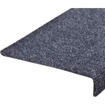 vidaXL Trapmatten 15 st 65x25 cm naaldvilt blauw  VDXL_134566