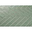 Oud Hollands Handvorm Witjes | Apple Green | 5x25 cm Tegels