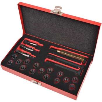 Gloeibougie draad reparatie set M12 x 1,25 mm 21-delig