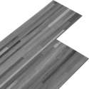 vidaXL Vloerplanken 4.46 m² 3 mm PVC gestreept grijs
