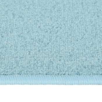 vidaXL Bedtapijten shaggy hoogpolig 3 st turquoise
