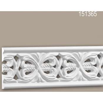 Wandlijst 151365 Profhome Lijstwerk Sierlijst Frieslijst rococo barok stijl wit 2 m