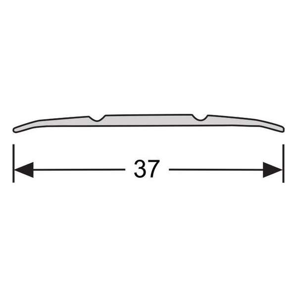 overgang profiel 37mm brons overgang profiel 37mm brons