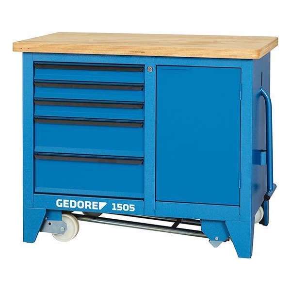 Werkbank 1505, verrijdbaar 1100x652x900mm GEDORE Werkbank 1505, verrijdbaar 1100x652x900mm GEDORE