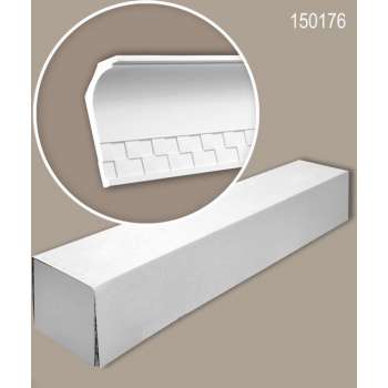 Profhome 150176 1 doos 8 stukken Kroonlijst 16 m