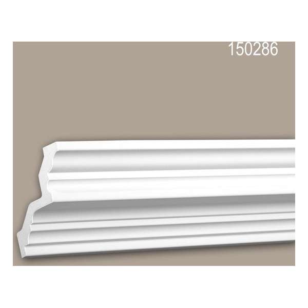 Kroonlijst 150286 Profhome Sierlijst Lijstwerk neo-classicisme stijl wit 2 m Kroonlijst 150286 Profhome Sierlijst Lijstwerk neo-classicisme stijl wit 2 m