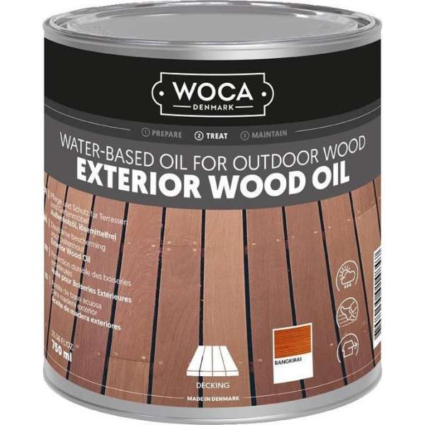 Woca Exterior Oil Bangkirai - 0,75 liter Woca Exterior Oil Bangkirai - 0,75 liter
