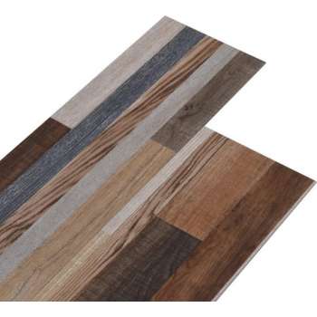 vidaXL Vloerplanken 5.26 m² 2 mm PVC meerkleurig