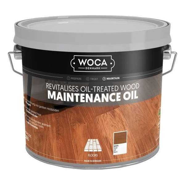 Onderhoudsolie - Woca - Wit - 2,5L Onderhoudsolie - Woca - Wit - 2,5L