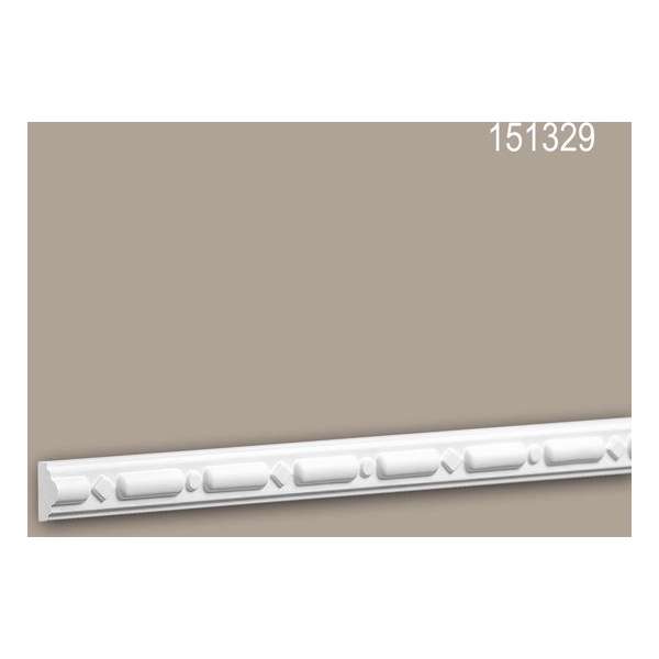 Wandlijst 151329 Profhome Lijstwerk Sierlijst neo-classicisme stijl wit 2 m Wandlijst 151329 Profhome Lijstwerk Sierlijst neo-classicisme stijl wit 2 m