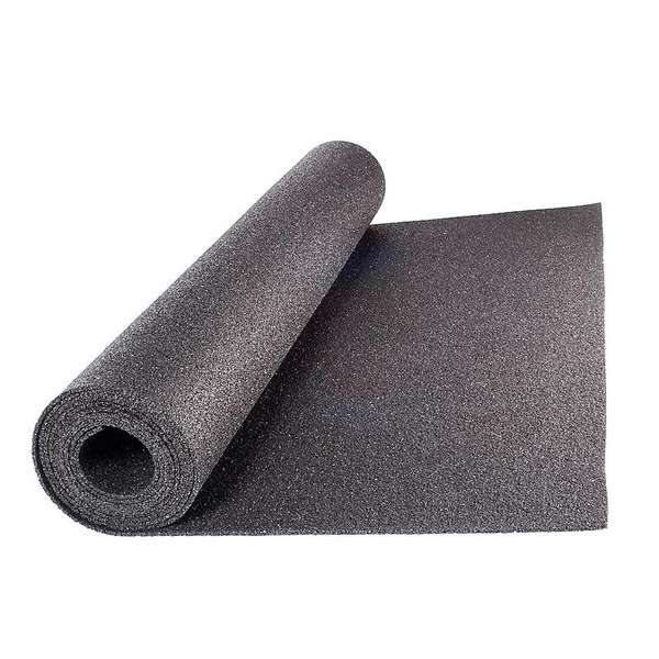 Beschermmat *standaard* - rol van 12,5 m2 - Dikte 6 mm - Rubber granulaat Beschermmat *standaard* - rol van 12,5 m2 - Dikte 6 mm - Rubber granulaat