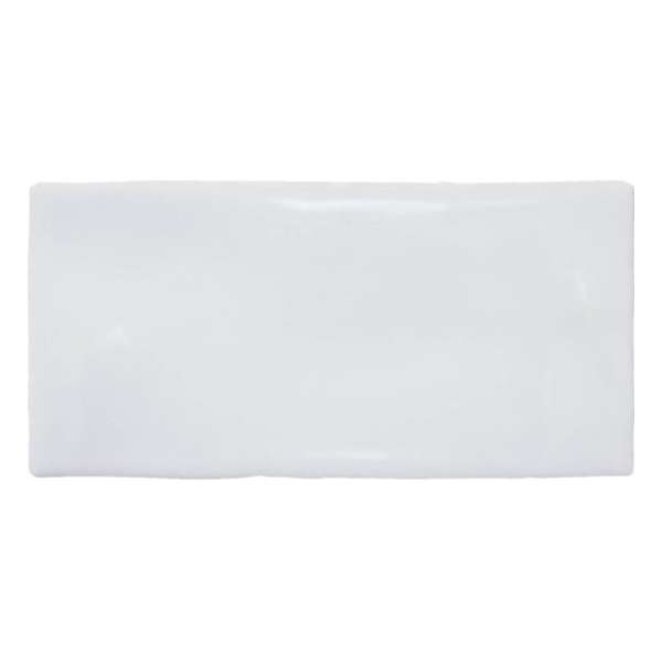 1m² - Wandtegels Atlas White Glans - 7,5x15 cm