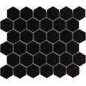 0,91m² - Mozaiek Tegels - Barcelona Hexagon Zwart Mat 5,1x5,9