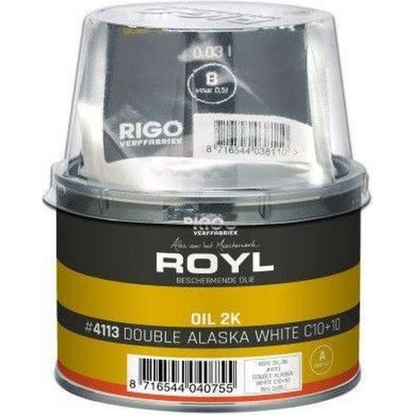 ROYL Oil-2K Dbl Alaska Wh 0.5 ltr ROYL Oil-2K Dbl Alaska Wh 0.5 ltr