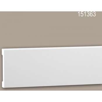 Wandlijst 151363 Profhome Lijstwerk Sierlijst Frieslijst modern design wit 2 m