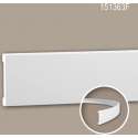 Wandlijst 151363F Profhome Lijstwerk flexibele lijst Sierlijst modern design wit 2 m
