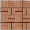 22 st Terrastegels 30x30 cm 2 m² HKC teakkleur