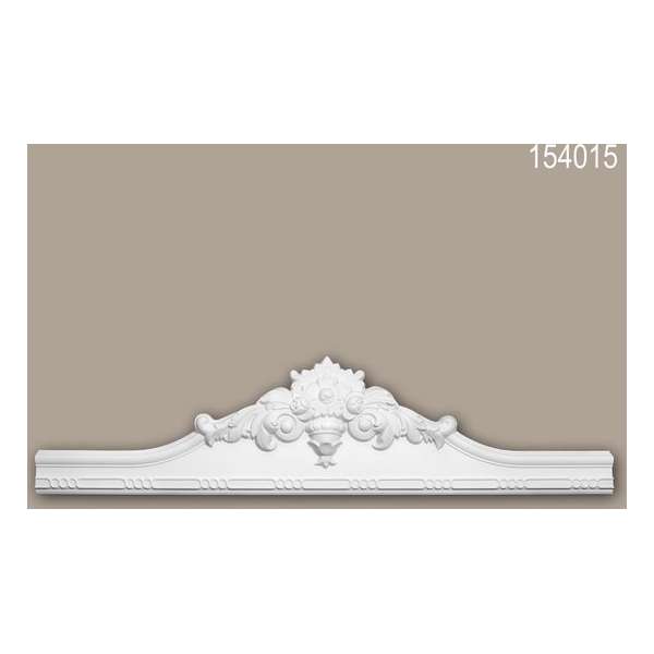 Fronton 154015 Profhome Deuromlijsting rococo barok stijl wit Fronton 154015 Profhome Deuromlijsting rococo barok stijl wit