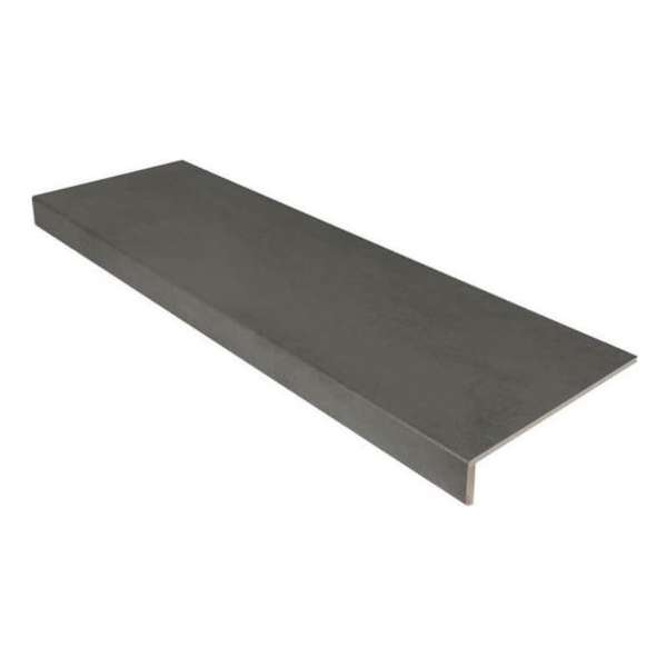 Maestro Steps -* SET VAN 13 TREDEN ! Traprenovatie - Overzettrede met neus | Laminaat | Betonlook Dark Grey Stone | 130 x 38 cm Maestro Steps -* SET VAN 13 TREDEN ! Traprenovatie - Overzettrede met neus | Laminaat | Betonlook Dark Grey Stone | 130 x 38 cm