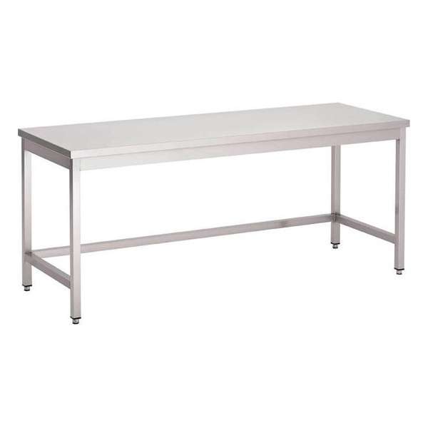 GastroRVS werktafel zonder onderblad 85x140x70cm GastroRVS werktafel zonder onderblad 85x140x70cm