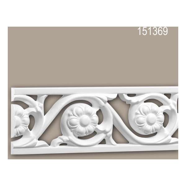 Wandlijst 151369 Profhome Lijstwerk Sierlijst Frieslijst rococo barok stijl wit 2 m Wandlijst 151369 Profhome Lijstwerk Sierlijst Frieslijst rococo barok stijl wit 2 m