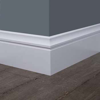 Luxe plint 120x18 -8 stuks- Mooieplinten.nl- Voordelig- Snelle levering - Wit gegrond of afgelakt op kleur