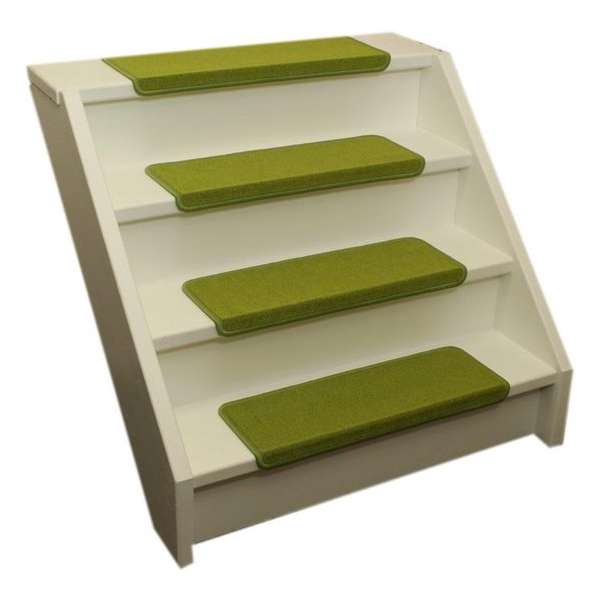 Trapmatten 15x Elite Lime-Groen 62x19x3,5 Recht Trapmatten 15x Elite Lime-Groen 62x19x3,5 Recht