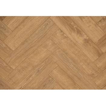 Floer Visgraat Laminaat Vloer - Gerookt Eiken 64 x 14,3 x 1,2 cm