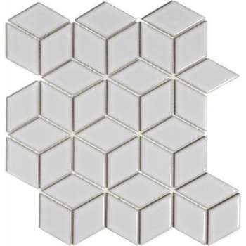 0,81m² -Mozaiek Paris Cubic Wit 4,8x8,1