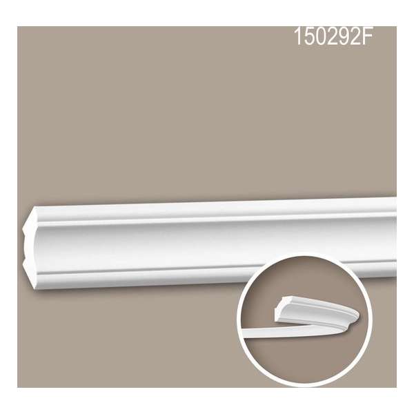Kroonlijst 150292F Profhome Lijstwerk flexibele lijst Sierlijst neo-classicisme stijl wit 2 m Kroonlijst 150292F Profhome Lijstwerk flexibele lijst Sierlijst neo-classicisme stijl wit 2 m