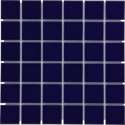0,95m² - Mozaiek Tegels - Barcelona Vierkant Donker Blauw 4,8x4,8