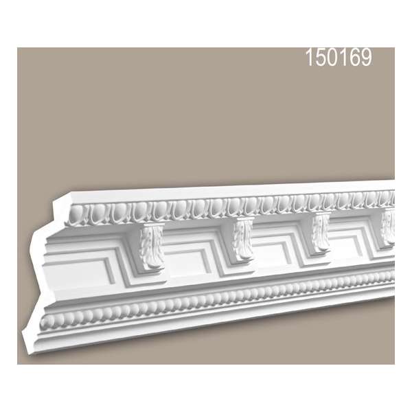 Kroonlijst 150169 Profhome Sierlijst Lijstwerk tijdeloos klassieke stijl wit 2 m Kroonlijst 150169 Profhome Sierlijst Lijstwerk tijdeloos klassieke stijl wit 2 m