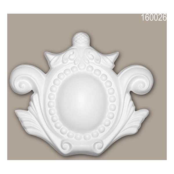 Decorative element 160026 Profhome neo-empire stijl wit Decorative element 160026 Profhome neo-empire stijl wit