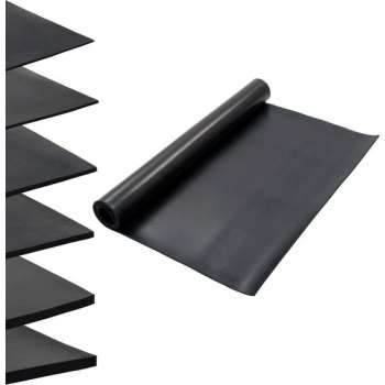 Vloermat anti-slip 6 mm 1,2x2 m rubber glad