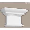 Pilaster kapiteel 121008 Profhome Sierelement Dorische stijl wit