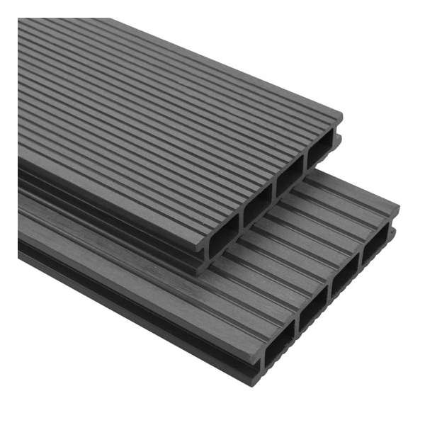 Terrasplanken HKC met accessoires 30 m² 2,2 m grijs Terrasplanken HKC met accessoires 30 m² 2,2 m grijs