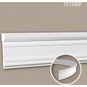 Wandlijst 151345F Profhome Lijstwerk flexibele lijst Sierlijst neo-classicisme stijl wit 2 m