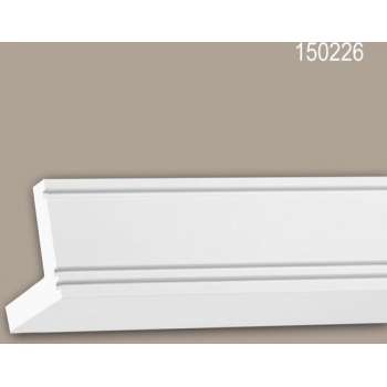 Kroonlijst 150226 Profhome Sierlijst Indirecte verlichting Lijstwerk modern design wit 2 m