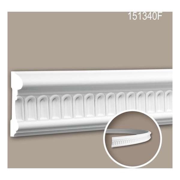 Wandlijst 151340F Profhome Lijstwerk flexibele lijst Sierlijst tijdeloos klassieke stijl wit 2 m Wandlijst 151340F Profhome Lijstwerk flexibele lijst Sierlijst tijdeloos klassieke stijl wit 2 m
