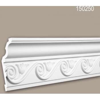 Kroonlijst 150250 Profhome Sierlijst Lijstwerk neo-classicisme stijl wit 2 m