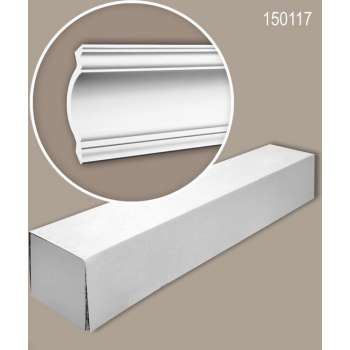 Profhome 150117 1 doos 8 stukken Kroonlijst 16 m