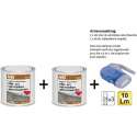 HG tegel en natuursteen olie- en vetvlekken absorbeerder (product 42)  - 2 stuks - Gratis Knijpkat - Gratis Zaklamp