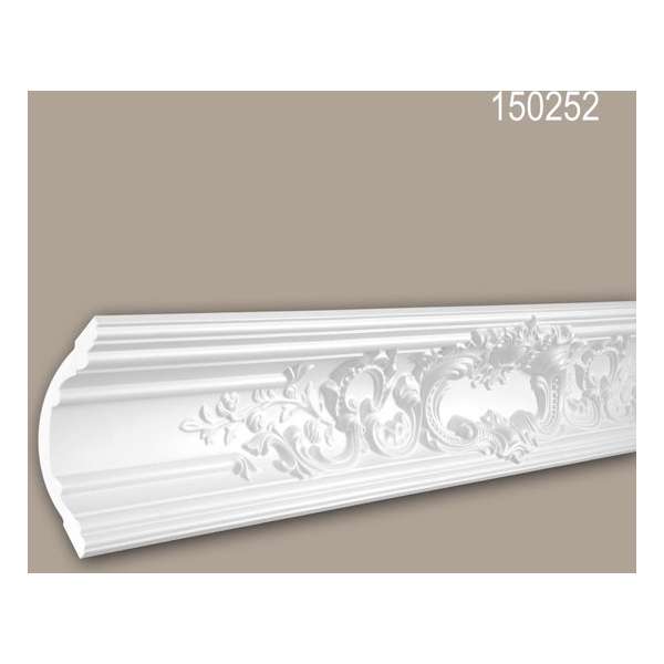 Kroonlijst 150252 Profhome Sierlijst Lijstwerk rococo barok stijl wit 2 m Kroonlijst 150252 Profhome Sierlijst Lijstwerk rococo barok stijl wit 2 m