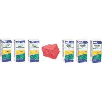 HG wand- en vloervoegen super beschermer Doos 6 Stuks + 10 Microvezeldoeken