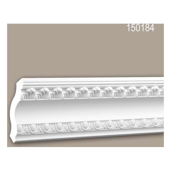 Kroonlijst 150184 Profhome Sierlijst Lijstwerk tijdeloos klassieke stijl wit 2 m Kroonlijst 150184 Profhome Sierlijst Lijstwerk tijdeloos klassieke stijl wit 2 m