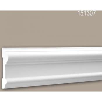 Wandlijst 151307 Profhome Lijstwerk Sierlijst neo-classicisme stijl wit 2 m